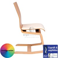 MOIZI 23 - cantilever chair with wooden frame