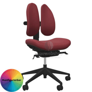 NowyStyl Rohde & Grahl duo-back - Office swivel chair without headrest with full upholstery (UPH)