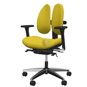 NowyStyl Rohde & Grahl duo-back - Office swivel chair without headrest with full upholstery (UPH)