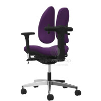 NowyStyl Rohde & Grahl duo-back - Office swivel chair without headrest with full upholstery (UPH)