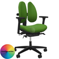 NowyStyl Rohde & Grahl duo-back - Office swivel chair without headrest with full upholstery (UPH)