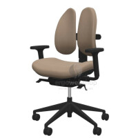 NowyStyl Rohde & Grahl duo-back - Office swivel chair without headrest with full upholstery (UPH)