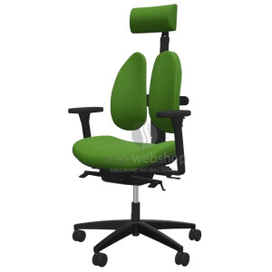 NowyStyl Rohde & Grahl duo-back - Office swivel chair with headrest and fully upholstered (UPH)