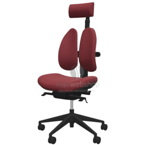 NowyStyl Rohde & Grahl duo-back - Office swivel chair with headrest and fully upholstered (UPH)