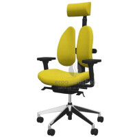 NowyStyl Rohde & Grahl duo-back - Office swivel chair with headrest and fully upholstered (UPH)
