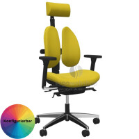 NowyStyl Rohde & Grahl duo-back - Office swivel chair with headrest and fully upholstered (UPH)