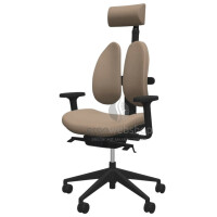 NowyStyl Rohde & Grahl duo-back - Office swivel chair with headrest and fully upholstered (UPH)