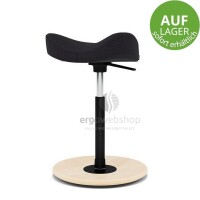 Varier Move - Hocker / Stehhilfe sofort erhältlich (Tonal 60999 schwarz, mittlere Gasfeder, natur Fußteller)