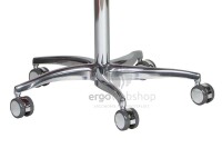 Swippo Classic mit Arm- und Rückenlehne - Sattelstuhl - Sattelhocker (Kunstleder)