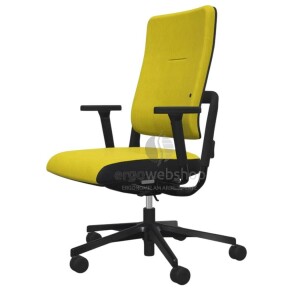 NowyStyl Rohde & Grahl xenium with upholstered backrest and cover - office swivel chair without headrest (UPH/P, GS certificate type B)