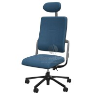 NowyStyl Rohde & Grahl xenium with upholstered backrest and cover - office swivel chair with headrest (UPH/P, GS certificate type B)
