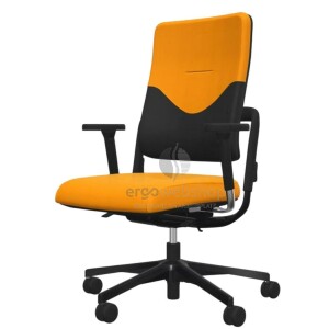 NowyStyl Rohde & Grahl xenium with upholstered backrest and cover - office swivel chair without headrest (UPH/P WAVE, GS Certificate Type B)