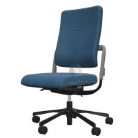 NowyStyl Rohde & Grahl xenium with upholstered backrest and cover - office swivel chair without headrest (UPH/P WAVE, GS Certificate Type B)