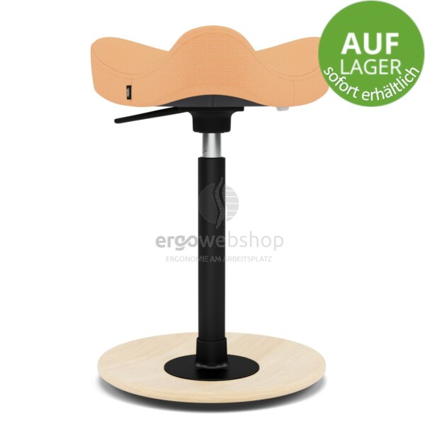Varier Move Compact - Stool / Standing Aid available immediately (Revive 0534 orange, low gas spring, natural footplate)