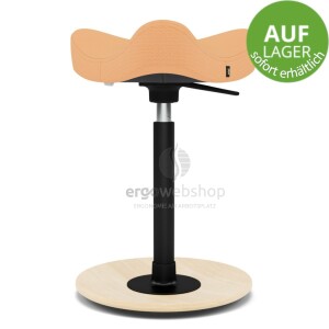 Varier Move Compact - Stool / Standing Aid available immediately (Revive 0534 orange, low gas spring, natural footplate)