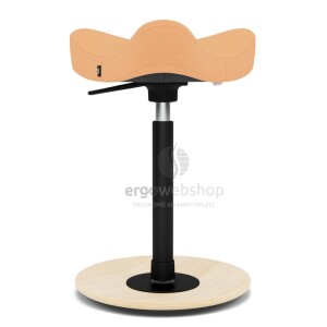 Varier Move Compact - Stool / Standing Aid available immediately (Revive 0534 orange, low gas spring, natural footplate)