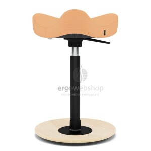 Varier Move Compact - Stool / Standing Aid available immediately (Revive 0534 orange, low gas spring, natural footplate)