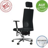 Haider BIOSWING 360 iQ - Office swivel chair with Visco foam and neck support - Bestseller (Display model)