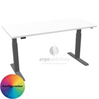 Hammerbacher elektrisch höhenverstellbarer Schreibtisch Mini Office (67,2 cm tief)