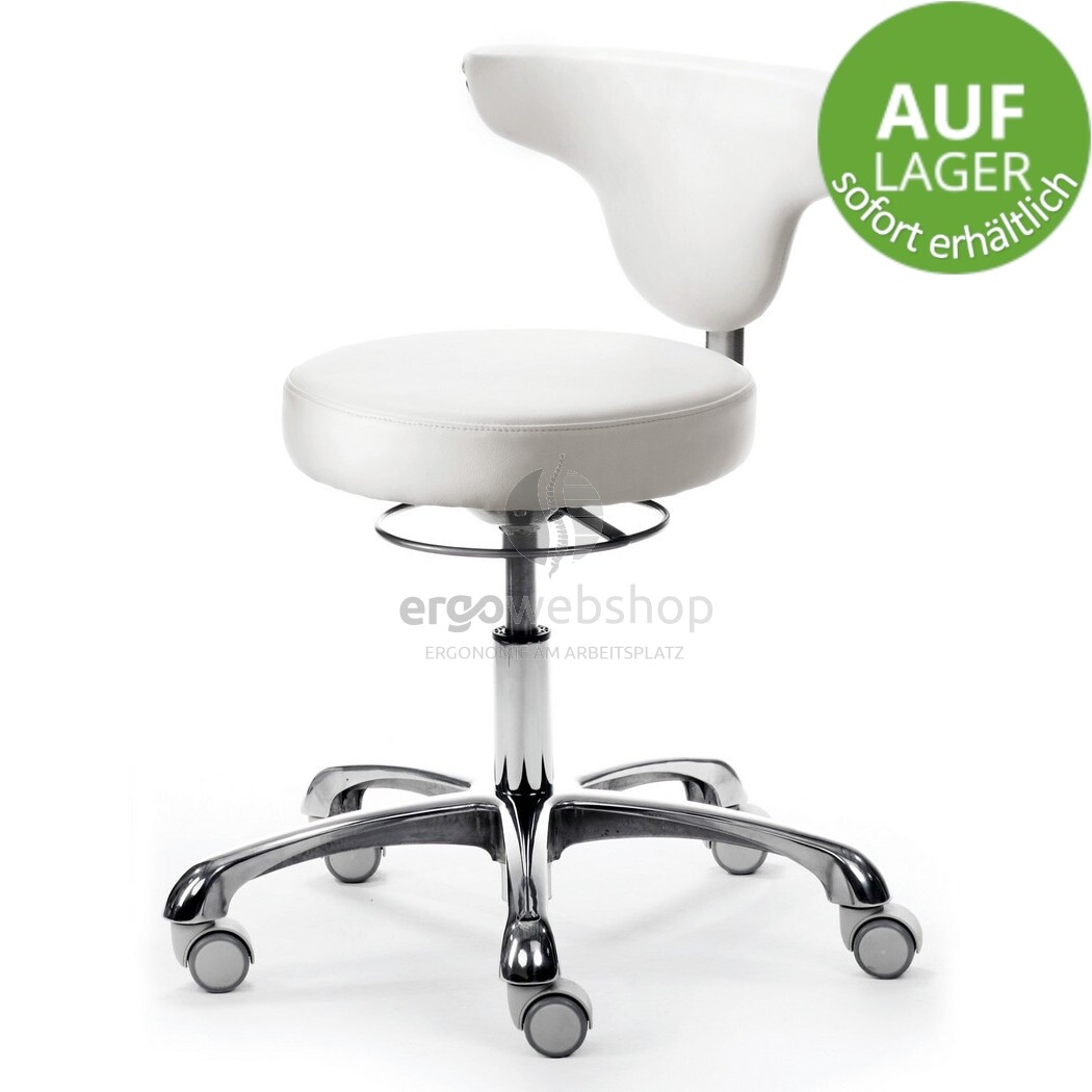 Mayer Sitzmöbel 1252 myJAZZ - Swivel Chair in white fau