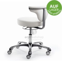 Mayer Sitzmöbel 1252 myJAZZ - Swivel Chair in white faux leather - immediately available