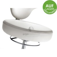 Mayer Sitzmöbel 1252 myJAZZ - Swivel Chair in white faux leather - immediately available