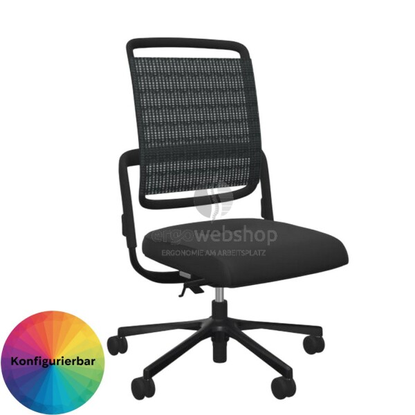 NowyStyl Rohde & Grahl xenium MESH - Office swivel chair without headrest (GS certificate type B)