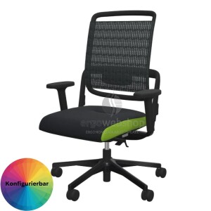NowyStyl Rohde & Grahl xenium MESH - Office swivel chair without headrest (GS certificate type B)