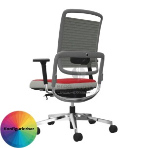 NowyStyl Rohde & Grahl xenium MESH - Office swivel chair without headrest (GS certificate type B)