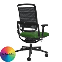 NowyStyl Rohde & Grahl xenium MESH - Office swivel chair without headrest (GS certificate type B)