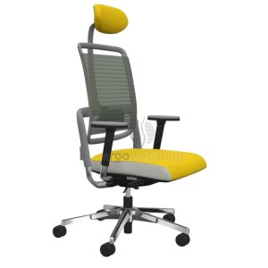 NowyStyl Rohde & Grahl xenium MESH - Bürodrehstuhl mit Kopfstütze (GS Zertifikat Typ B)