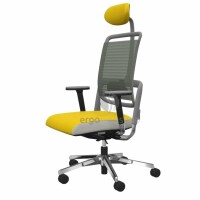 NowyStyl Rohde & Grahl xenium MESH - Bürodrehstuhl mit Kopfstütze (GS Zertifikat Typ B)