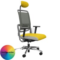 NowyStyl Rohde & Grahl xenium MESH - Bürodrehstuhl mit Kopfstütze (GS Zertifikat Typ B)
