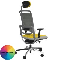 NowyStyl Rohde & Grahl xenium MESH - Bürodrehstuhl mit Kopfstütze (GS Zertifikat Typ B)