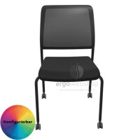 Dauphin Trend Office to-sync meet – Stackable Visitor Chair with Mesh Back