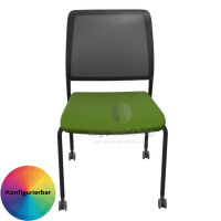 Dauphin Trend Office to-sync meet – Stackable Visitor Chair with Mesh Back