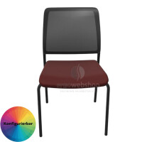 Dauphin Trend Office to-sync meet – Stackable Visitor Chair with Mesh Back