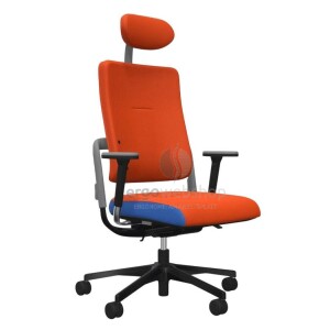 NowyStyl Rohde & Grahl xenium with upholstered backrest - office swivel chair with headrest (UPH, GS certificate type B)