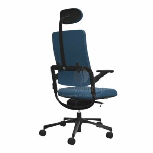 NowyStyl Rohde & Grahl xenium with upholstered backrest - office swivel chair with headrest (UPH, GS certificate type B)