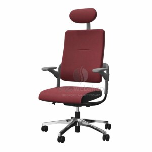 NowyStyl Rohde & Grahl xenium with upholstered backrest - office swivel chair with headrest (UPH, GS certificate type B)