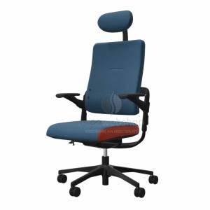 NowyStyl Rohde & Grahl xenium with upholstered backrest - office swivel chair with headrest (UPH, GS certificate type B)