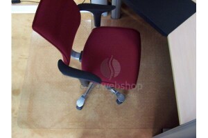 Floortex polycarbonate floor protection mat for low- to medium-pile carpets up to 12 mm high (with nubs)