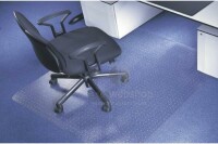 Floortex polycarbonate floor protection mat for low- to medium-pile carpets up to 12 mm high (with nubs)