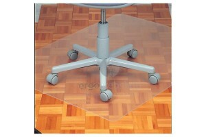 Floortex polycarbonate floor protection mat for hard floors (without studs)