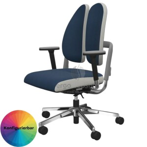 NowyStyl Rohde & Grahl xenium duo back - office swivel chair without headrest (GS certificate type B)