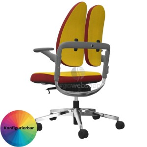 NowyStyl Rohde & Grahl xenium duo back - office swivel chair without headrest (GS certificate type B)