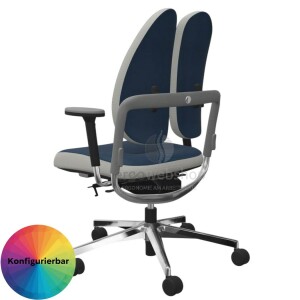 NowyStyl Rohde & Grahl xenium duo back - office swivel chair without headrest (GS certificate type B)