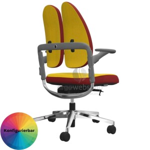 NowyStyl Rohde & Grahl xenium duo back - office swivel chair without headrest (GS certificate type B)