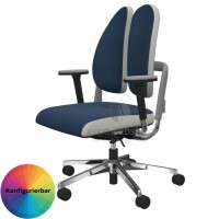 NowyStyl Rohde & Grahl xenium duo back - office swivel chair without headrest (GS certificate type B)