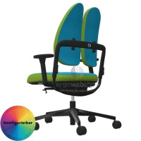 NowyStyl Rohde & Grahl xenium duo back - office swivel chair without headrest (GS certificate type B)